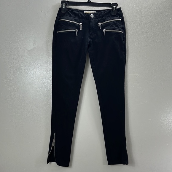 MICHAEL Michael Kors Women’s Black Skinny Jeans with decorative zips Size 00 - Picture 11 of 11